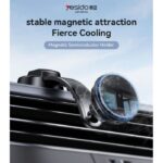 C311 Semiconductor Cooling Dual Ambient Lighting 15W Fast Charging Wireless Charger Car Phone Holder - Image 2