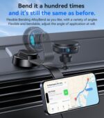 C311 Semiconductor Cooling Dual Ambient Lighting 15W Fast Charging Wireless Charger Car Phone Holder - Image 11