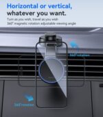 C311 Semiconductor Cooling Dual Ambient Lighting 15W Fast Charging Wireless Charger Car Phone Holder - Image 16