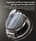 C306 360 Rotation Three Axis Stable Anti Shake Zinc Alloy 15W Wireless Charging Phone Holder - Image 15