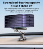 C306 360 Rotation Three Axis Stable Anti Shake Zinc Alloy 15W Wireless Charging Phone Holder - Image 16