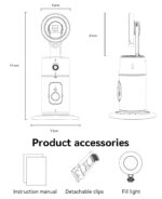 SF20 360 Auto Face Tracking Tipod Al Cloud Eye Three-axis Tracking N52 Magnetic Tracking PTZ Bracket - Image 20