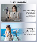 SF19 360 Free Adjustment Aluminum Alloy Multi-purpose Magnetic Tripod Leg Selfie Stick - Image 11