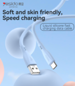 CA119C Max 2A USB To USB-C 1m Liquid Silicone Fast Charging Data Cable - Image 6