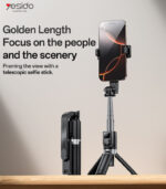 SF22 Tripod Mode Extra-long Extension Stable Non-shaking Compact Size Mini Telescopic Selfie Stick - Image 6