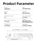 SF21 Face Tracking With Camera Powerful Battery Built-in Extra Fill Light 3-Axis Gimbal Stabilizer - Image 4