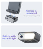 SF21 Face Tracking With Camera Powerful Battery Built-in Extra Fill Light 3-Axis Gimbal Stabilizer - Image 9
