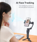 SF21 Face Tracking With Camera Powerful Battery Built-in Extra Fill Light 3-Axis Gimbal Stabilizer - Image 11