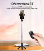 SF22 Tripod Mode Extra-long Extension Stable Non-shaking Compact Size Mini Telescopic Selfie Stick - Image 15