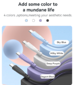 CA119C Max 2A USB To USB-C 1m Liquid Silicone Fast Charging Data Cable - Image 9