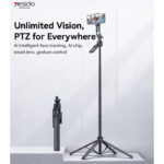 SF23 360 Rotation AI Intelligent Face Tracking Aluminum Alloy Pole Tripod Selfie Stick - Image 2