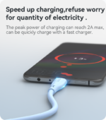 CA119C Max 2A USB To USB-C 1m Liquid Silicone Fast Charging Data Cable - Image 10