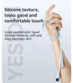 CA119C Max 2A USB To USB-C 1m Liquid Silicone Fast Charging Data Cable - Image 11