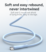 CA119C Max 2A USB To USB-C 1m Liquid Silicone Fast Charging Data Cable - Image 13