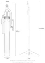 SF23 360 Rotation AI Intelligent Face Tracking Aluminum Alloy Pole Tripod Selfie Stick - Image 19