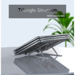 LP01 folding portable Aluminum Alloy Computer laptop using mobile phone tablet stand holder - Image 3
