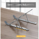 LP01 folding portable Aluminum Alloy Computer laptop using mobile phone tablet stand holder - Image 4