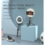 SF12 5 level Aluminum Alloy Portable With LED Ring Light Phone Holder Stand Selfie Stick - Image 2