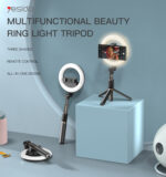 SF12 5 level Aluminum Alloy Portable With LED Ring Light Phone Holder Stand Selfie Stick - Image 6