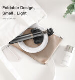 SF12 5 level Aluminum Alloy Portable With LED Ring Light Phone Holder Stand Selfie Stick - Image 14