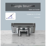 LP02 Adjustable Portable Flexible Folding Aluminium Metal Table Laptop Notebook Stand Holder - Image 4