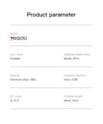 SF14 Bluetooth Selfie Stick | Tripod Zoom Handheld Gimbal Foldable Stabilizer Selfie Stick - Image 8