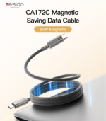CA172C 1M Length TC To TC Built-in Intelligent Chip PD 60W Fast Charging Magnetic Saving Data Cable - Image 6