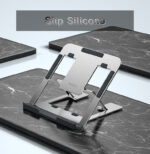 LP02 Adjustable Portable Flexible Folding Aluminium Metal Table Laptop Notebook Stand Holder - Image 13