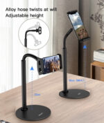 C85 Portable Desktop Telescopic Folding Phone Holder | Adjustable Aluminium Alloy Tablet Stand - Image 4
