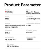 C85 Portable Desktop Telescopic Folding Phone Holder | Adjustable Aluminium Alloy Tablet Stand - Image 6