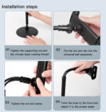 C89 Universal Desktop Live Bracket Adjustable Desk Table Mobile Phone Tablet Holder Stand For iPad - Image 14