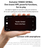 SF27 Three-axis Handheld Shooting Gimbal Stabilizer Auto Face Tracking Handheld Selfie Stick Tripod - Image 15