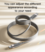 CA172C 1M Length TC To TC Built-in Intelligent Chip PD 60W Fast Charging Magnetic Saving Data Cable - Image 12