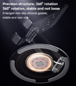 C299 360 Free-rotation Aluminum Alloy Folding Stable Mobile Table Using Phone Holder - Image 10