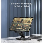 C183 Desktop Tablet Stands Aluminum Alloy Table Foldable Extend Support Desk Mobile Phone Holder - Image 4