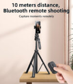 SF17 360 Handheld Panoramic Shot Selfie Stick 2.05M Bluetooth Remote Shooting Aluminum Alloy Tripod - Image 12