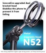 C297 360 Axis of Rotation 30-46CM Free Lifting Dual-purpose Desktop Live Broadcast Phone Holder - Image 12