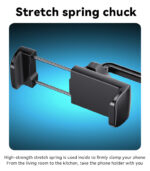 C297 360 Axis of Rotation 30-46CM Free Lifting Dual-purpose Desktop Live Broadcast Phone Holder - Image 13