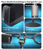 C297 360 Axis of Rotation 30-46CM Free Lifting Dual-purpose Desktop Live Broadcast Phone Holder - Image 16