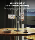 C297 360 Axis of Rotation 30-46CM Free Lifting Dual-purpose Desktop Live Broadcast Phone Holder - Image 17