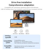 KM13 360 Rotation 1080P 2 Million Pixels Camera Built-in Microphone Autofocus 1.5M Line USB Camera - Image 15