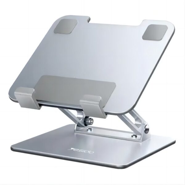 C185 Adjustable Height Aircooled Foldable Desktop Supporter Holder Metal Laptop Tablet PC Stand