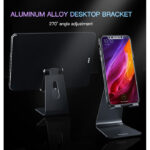 C96 Display Aluminium Table Adjustable Flexible Desktop Desk Tablet Mobile Phone Holder - Image 2
