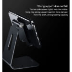 C96 Display Aluminium Table Adjustable Flexible Desktop Desk Tablet Mobile Phone Holder - Image 4