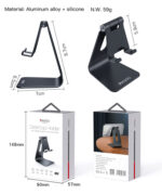 C96 Display Aluminium Table Adjustable Flexible Desktop Desk Tablet Mobile Phone Holder - Image 8