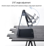 C96 Display Aluminium Table Adjustable Flexible Desktop Desk Tablet Mobile Phone Holder - Image 9