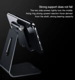 C96 Display Aluminium Table Adjustable Flexible Desktop Desk Tablet Mobile Phone Holder - Image 10