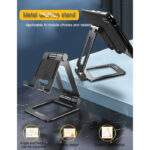 C97 Aluminum Alloy 360 Angle Adjustable Telescopic Desk Phone Desktop Stand | Tablet Phone Holder - Image 2