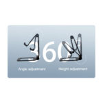 C97 Aluminum Alloy 360 Angle Adjustable Telescopic Desk Phone Desktop Stand | Tablet Phone Holder - Image 4