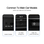 YAU39 1Meter Nylon Braided | 3.5Mm To 3.5Mm Jack plug speakers connection | Aux Auxiliar Audio Cable - Image 4